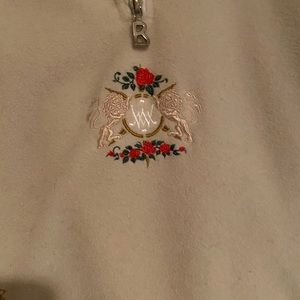 Bogner ski fleece embroidered pullover